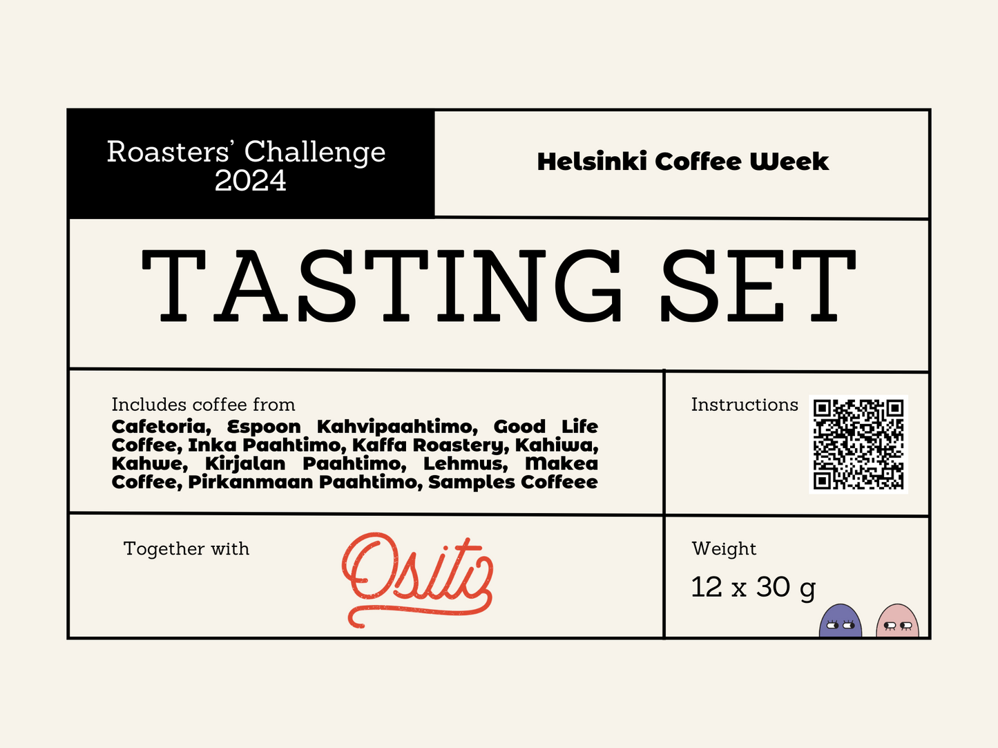 Roasters Challenge 2024 Tasting Set (12 x 30g)